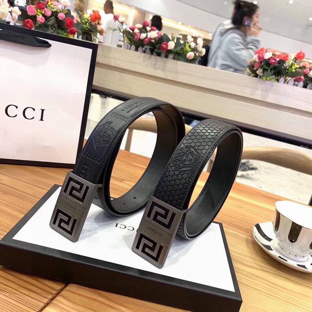 Versace - Pure Cowhide, High-End Goods, Clear Texture, Super Good Feel, Street-R