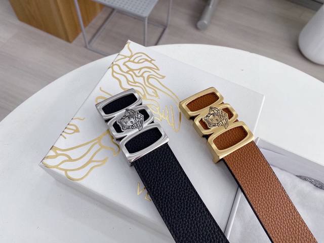 Full Set Packaging Versace New Model Of The Year Width 3.8Cm Original Palm Patte