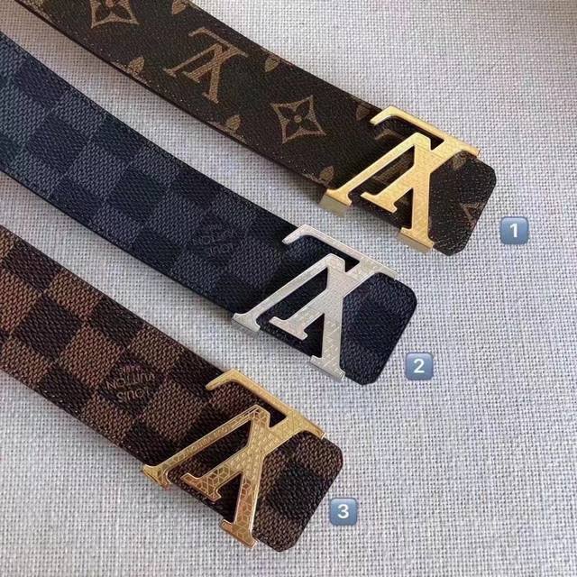 Louis Vuitton Lv Initiales Original Imported Canvas Monogram Waistband Width 40M