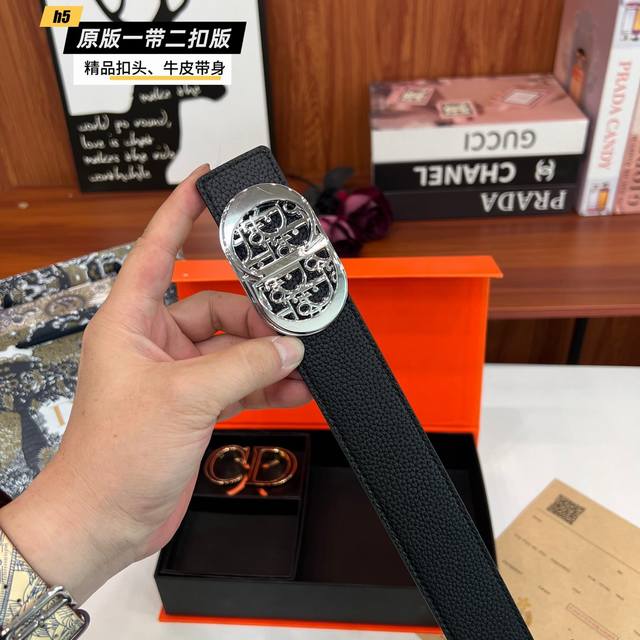 1 Belt 1 Buckle 1 Belt 2 Buckles Dio Dijia Double Buckle Version 1 Belt 2 Buc