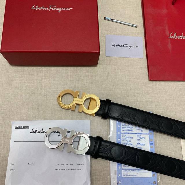 Brand Ferragamo Grade Original Quality. Top Layer Cowhide Counter Sale Classic H