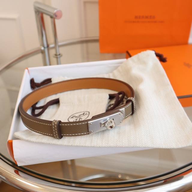 Hermes Kelly Enhanced Edition French Original Epsom Elephant Gray A-Grade Custom