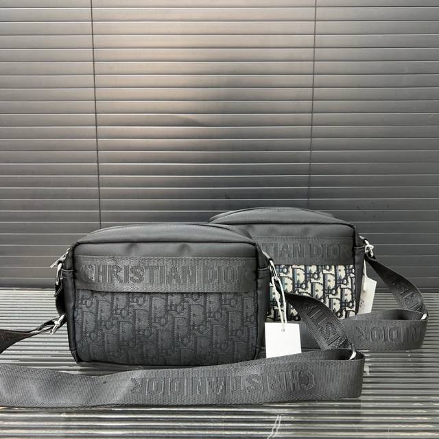 dior Dior Logo Design Nylon Messenger Bag Camera Bag Unisex Messenger Bag Sho