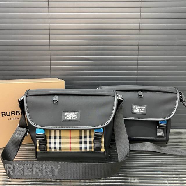 burberry Burberry Printed Crossbody Bag Flap Messenger Bag Shoulder Bag Unise