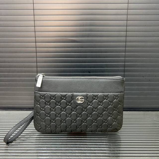 gucci Leather Clutch Bag Classic And Versatile Real Shot Original Original Fa