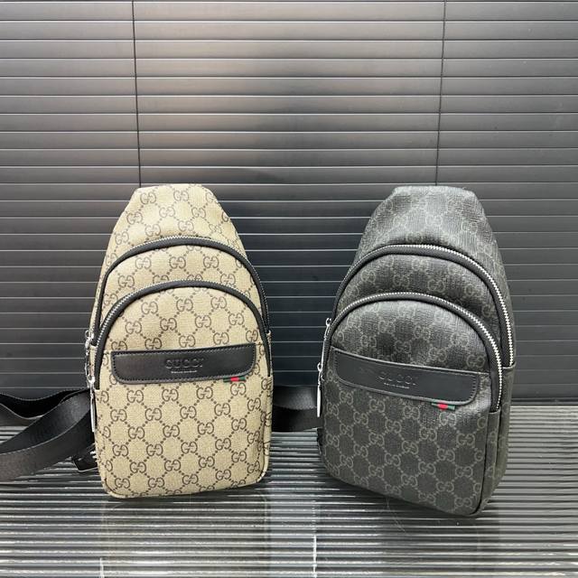 gucci Printed Chest Bag Crossbody Shoulder Bag Daily Travel Essential Using O