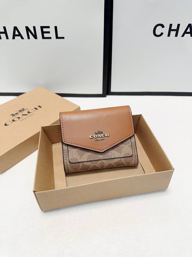 Color Brown Size 11X9 Coach Counter Model Original Cowhide Counter New Favorite