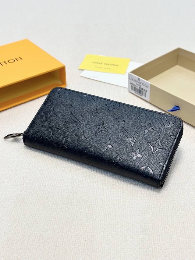 Color Embossed Black Size 20X10 Real Shot Lv Counter Classic Full Open Single Zi
