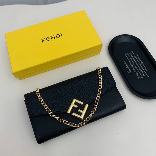 fendi F09 Color Black Black Brown Size 19*10.5*3.5 Fendi Counter Synchronizat
