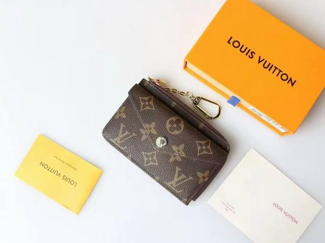 Color Brown Size 13X9.5X2.5M49431 Recto Verso Card Holder Is Made Of Classic Mon