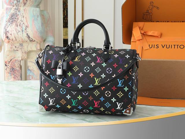 Top Original Single Home Photo M13257 Black Pillow Bag Speedy This Speedy Soft 3