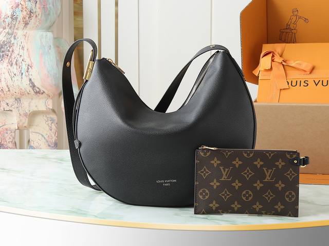 Top Original Single Home Shot M14417 Black Low Key Cookie Medium Handbag With El