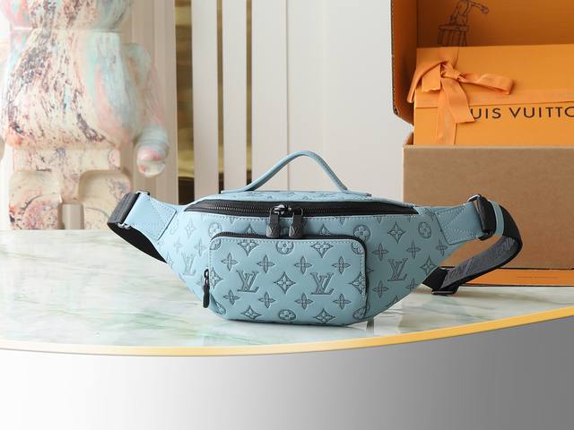 Top Original Single Home Real Shot M14782 Light Blue M47058 Made Of Monogram Sha