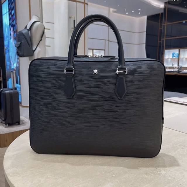 Original High-Quality Black Top-Grain Cowhide For Counter Use Montblanc Classic