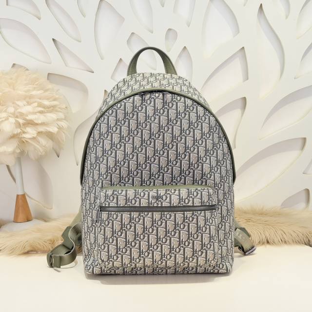 dior-Dior Counter's Latest Backpack Official Website Synchronized Khaki Color