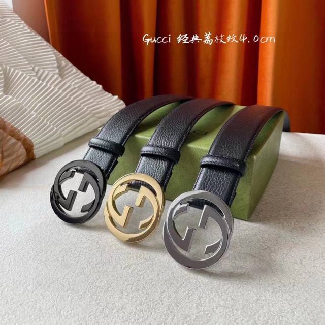 Gucci This Stylish Belt Design Is Made Of Soft Cowhide Leather That Has Been Han