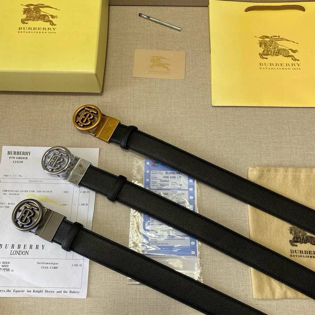 Brand Burberry Guangzhou Original Buckle Grade One Piece Of Cowhide Cut From The