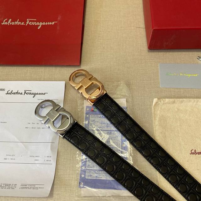 Brand Ferragamo Grade Original Quality. Top Layer Cowhide Counter Sale Classic H