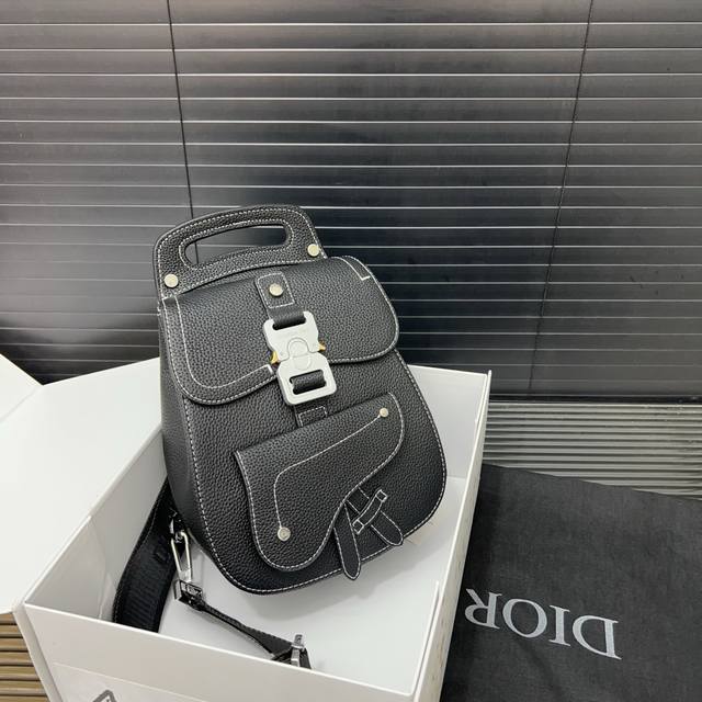 dior Dior Gallop Series Stitched Canvas Chest Bag For Men And Women Large Cap
