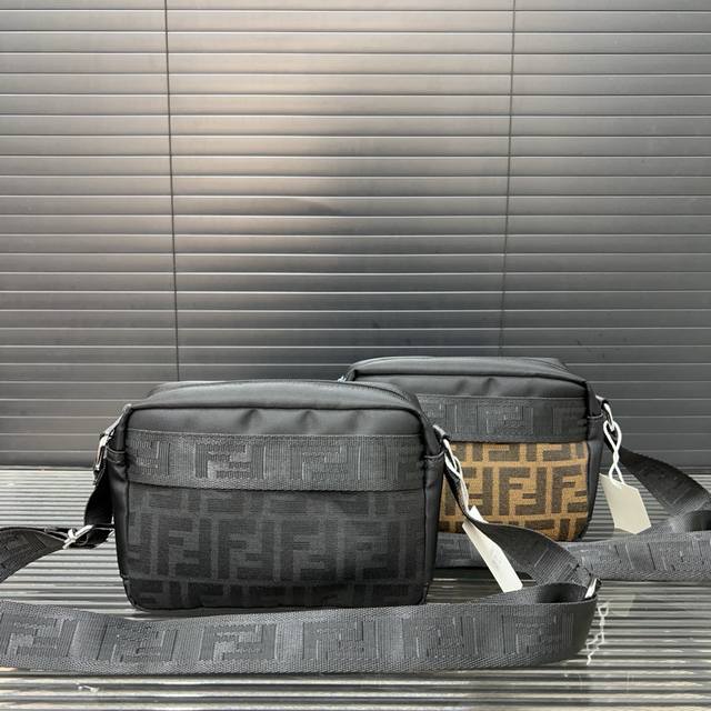 fendi Fendi Nylon Messenger Bag Camera Bag Unisex Messenger Bag Shoulder Bag