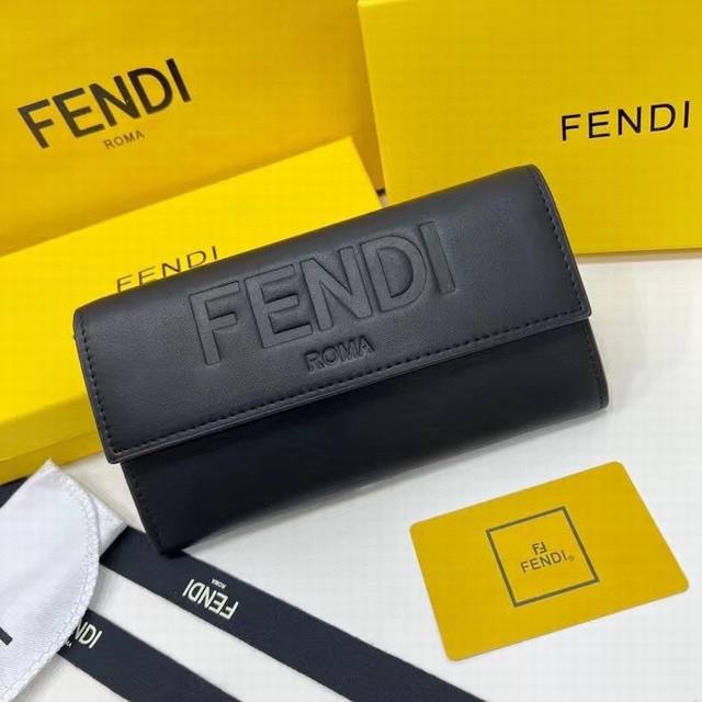 fendi 2606 Color Black Size 19*10.5*3.5 Fendi Counter Synchronization Counter