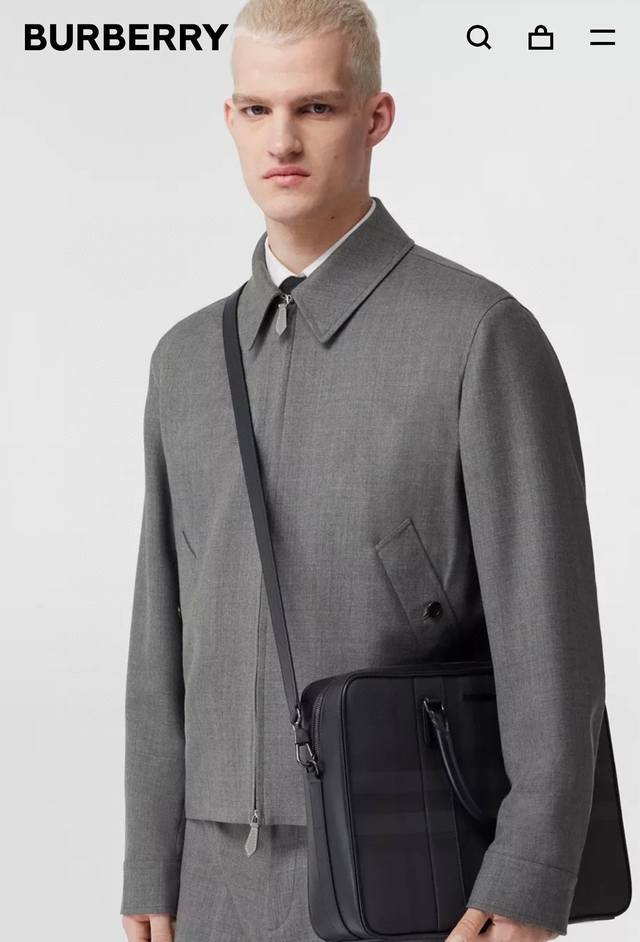 blatest Briefcase From The Brand, Made With Checkered And Italian Tanned Leat