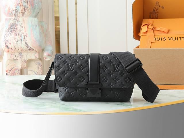 Top Original Single Home Real Shot M23741 Messenger Bag Made Of Monogram Embosse