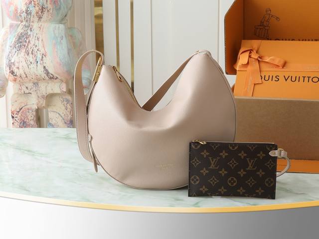 Top Original Single Home Shot M14635 Apricot Low Key Cookie Medium Handbag With