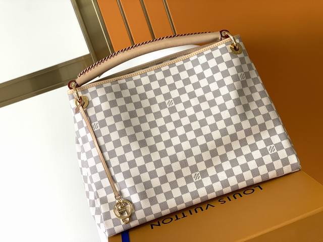 Top Original Artsy Medium N41174 White Check M40249 Old Flower N40253 White Chec