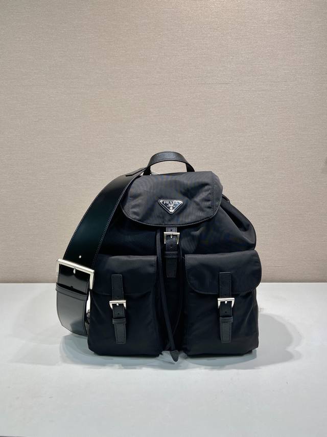 New Backpack 2Vz110 Shiny Shoulder This Re-Nylon Backpack Is Made Of Classic Nyl