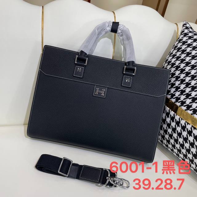 New Hermes Original Genuine New Counter Same Style High-End Men's Casual Briefca