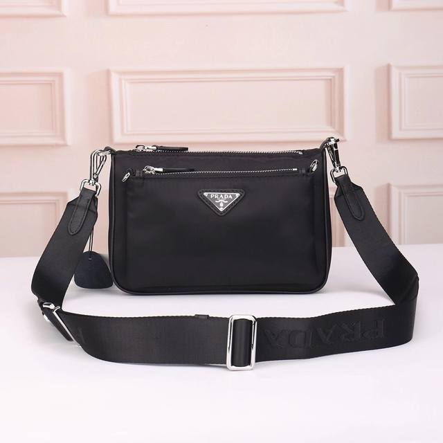 prada-Prada Messenger Bag Official Website Uses Original Imported Waterproof