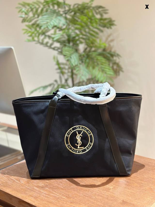 ysl Shopping Bag Rive Gauche New Embroidery With Cowhide Shopping Bag. Anothe