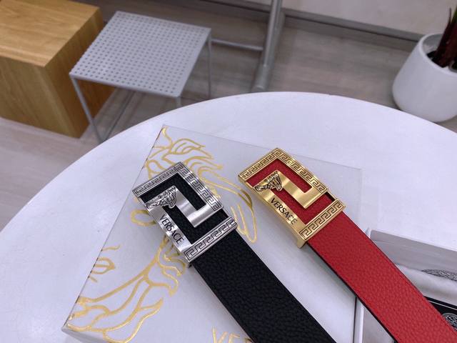 Full Set Packaging Versace New Model Of The Year Width 3.8Cm Original Palm Patte