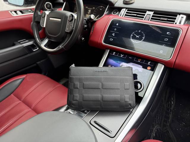 High-End New Burberry Clutch Bag Burberry Pure Leather Clutch Bag Calfskin Clutc