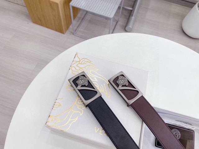 Versace - Pure Cowhide, High-End Product, Clear Texture, Super Good Feel, Street