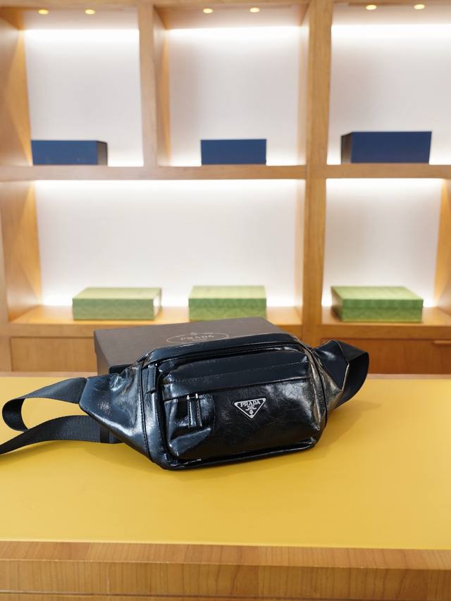 prada Prada Official Website Synchronized High Version Chest Bag Waist Bag Ti