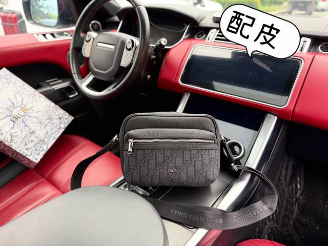 Leather High-End Goods New Dior Shoulder Bag Dior Messenger Bag Dior Rider 2.0 A
