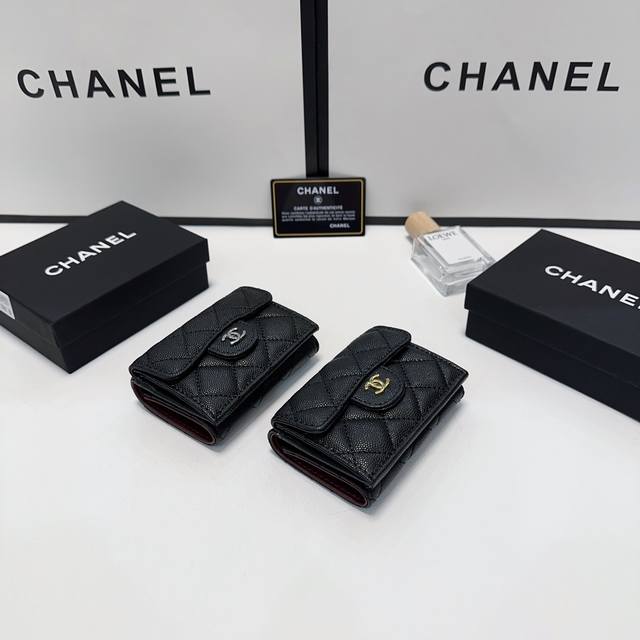 Color Black Gold Black Silver Size 10X7 Chanel's New Dual-Use Wallet Card Holder
