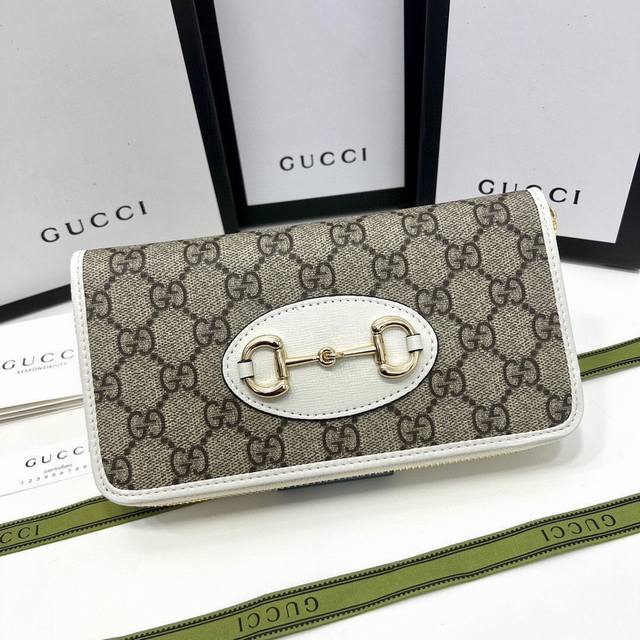 guccl 621995 Color White Size 19*10*3 Newly Launched Gucci 1955 Horsebit Zipp