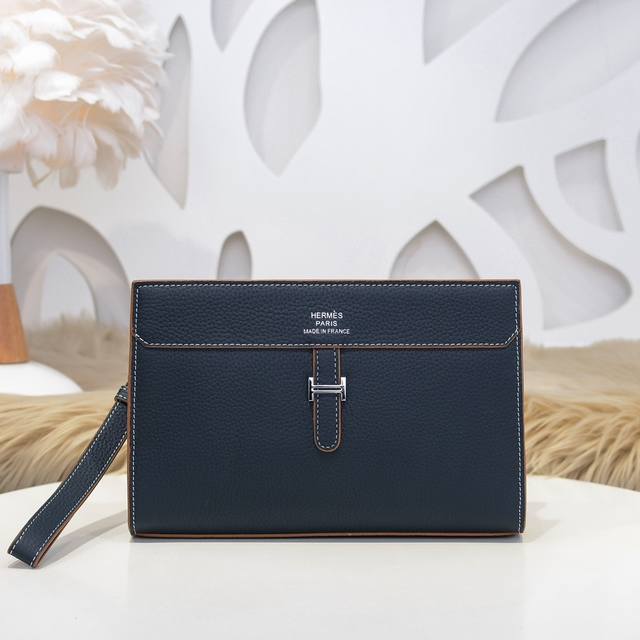 hermes-The Latest Hermes Men's Clutch Is Made Of Original Calfskin Leather, W