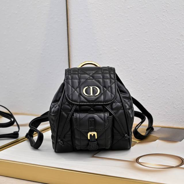 Small This Dior Caro Backpack Is A New Product From The 2025 Spring Ready-To-Wea