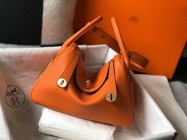 Top Layer Cowhide Hermes Stock 26Cm Lindy Calfskin Super Soft And Delicate Quali