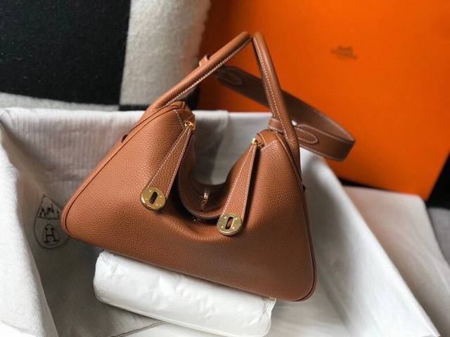 Top Layer Cowhide Hermes Stock 26Cm Lindy Calfskin Super Soft And Delicate Quali
