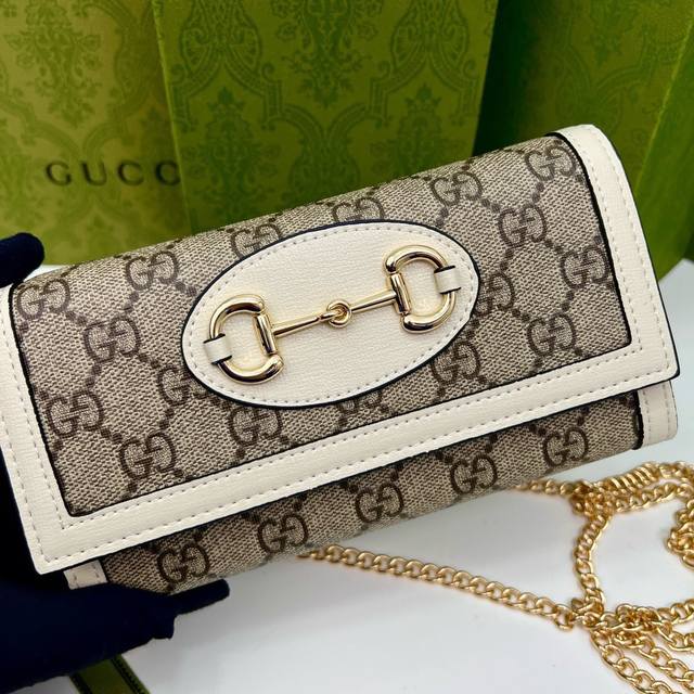 guccl 6880 Color Brown And White Size 19*10.5*3.5 Gucci New 1955 Saddle Buckl