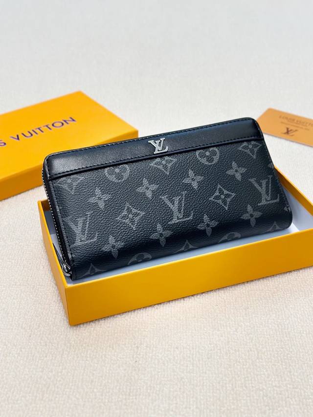 Color Black Flower Size 21X11Lv New Men's Clutch Original Top Layer Leather Firs