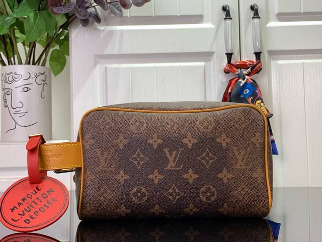 Louis Vuitton Locker Dopp Kit M11765 Monogram This Locker Dopp Kit Is Made Of Ph