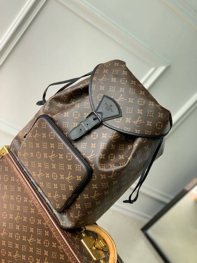 Louis Vuitton M46683 Monogram This Montsouris Backpack Is Monogram Eclipse Canva