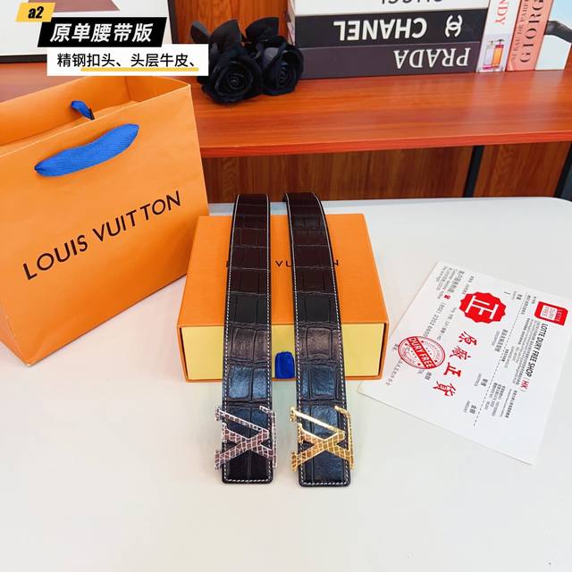 louis L Donkey Width 4.0Cm The Top Is Original Cowhide Style Effect The Botto
