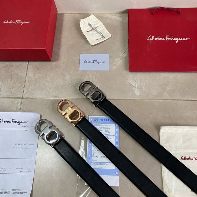 Brand Ferragamo Grade Original Quality. Top Layer Cowhide Counter Sale Classic H